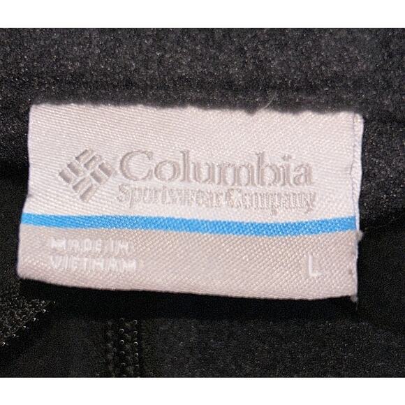 Columbia Benton Springs Full Zip Black Fleece Jacket Women's Large - Picture 6 of 7